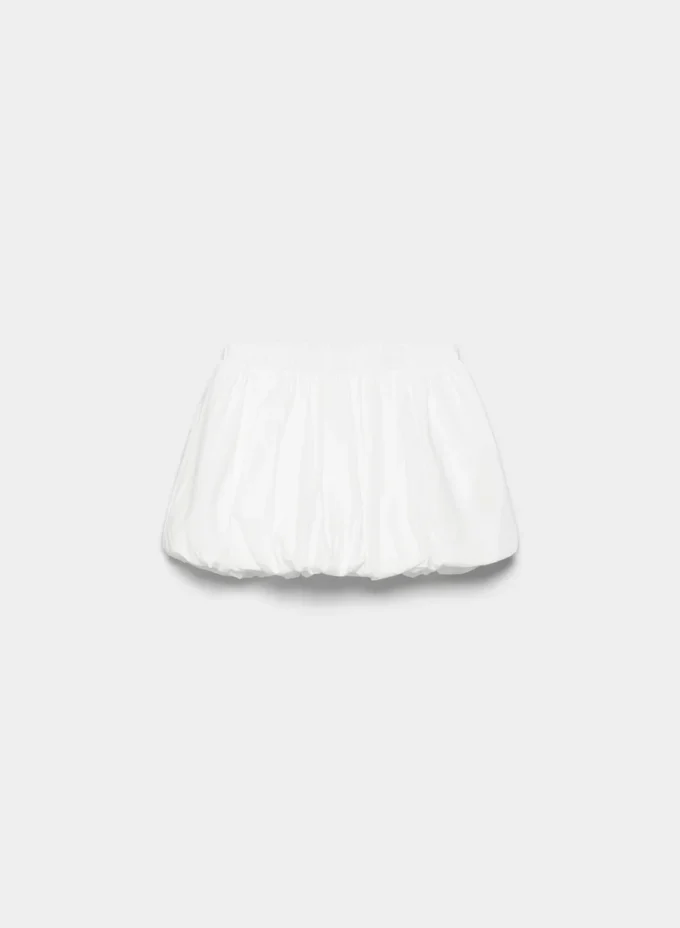 Mini falda de popelín Bubbly