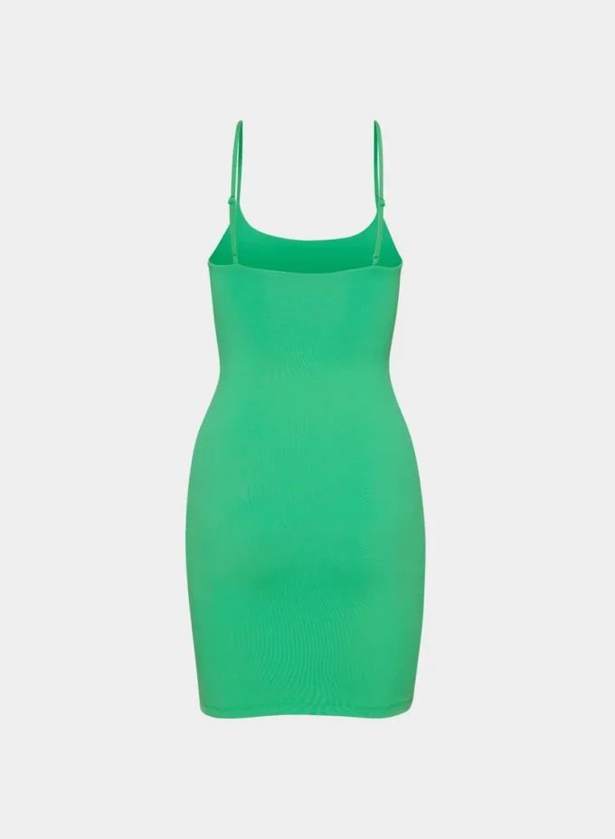 Mini vestido camisero con cuello cuadrado Original Contour