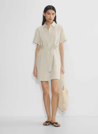 Mini vestido de lino Eleta
