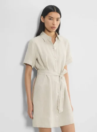 Mini vestido de lino Eleta