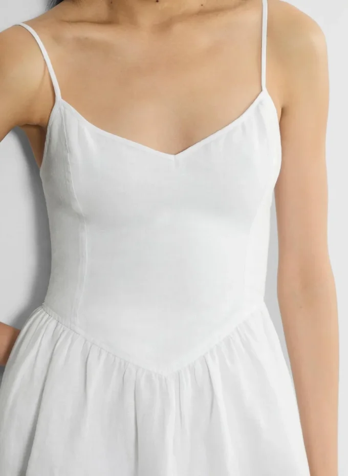 Mini vestido de lino Influence Mini vestido de lino Influence