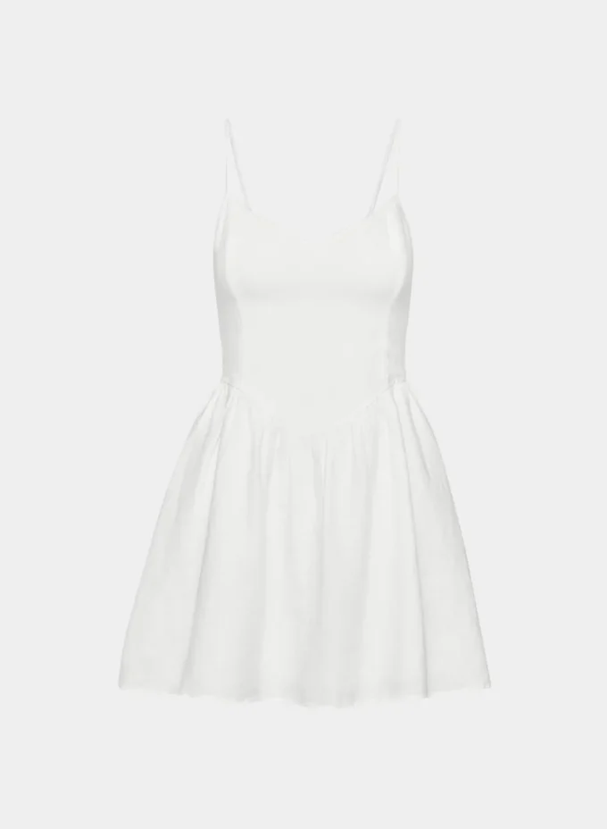 Mini vestido de lino Influence Mini vestido de lino Influence