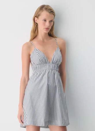 Mini vestido Poplin Encourage