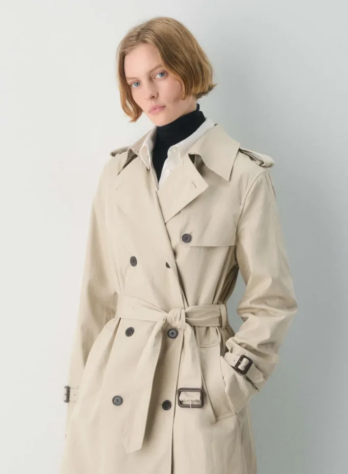 New The Finch Mid Trench Coat – City Twill New The Finch Mid Trench Coat – City Twill