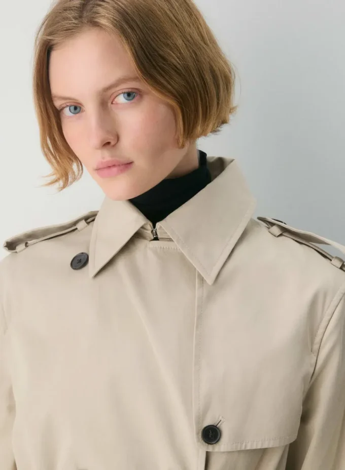 New The Finch Mid Trench Coat – City Twill New The Finch Mid Trench Coat – City Twill
