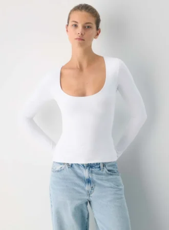Original Contour Scoopneck Longsleeve