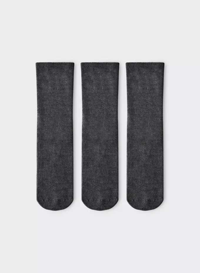 Pack de 3 pares de calcetines cortos para pantalones Pack de 3 pares de calcetines cortos para pantalones