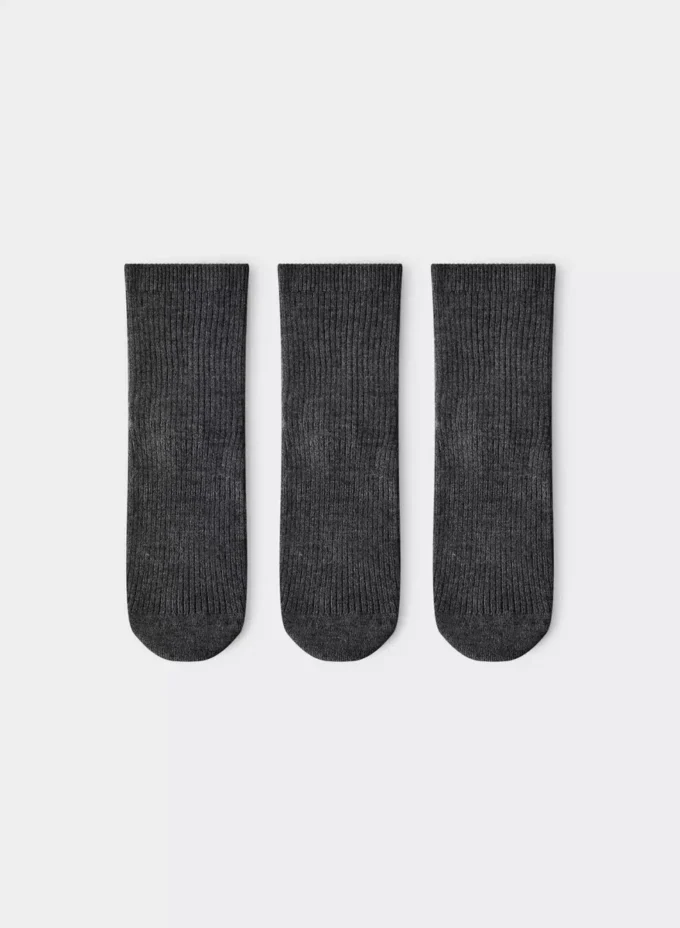 Pack de 3 pares de calcetines tobilleros
