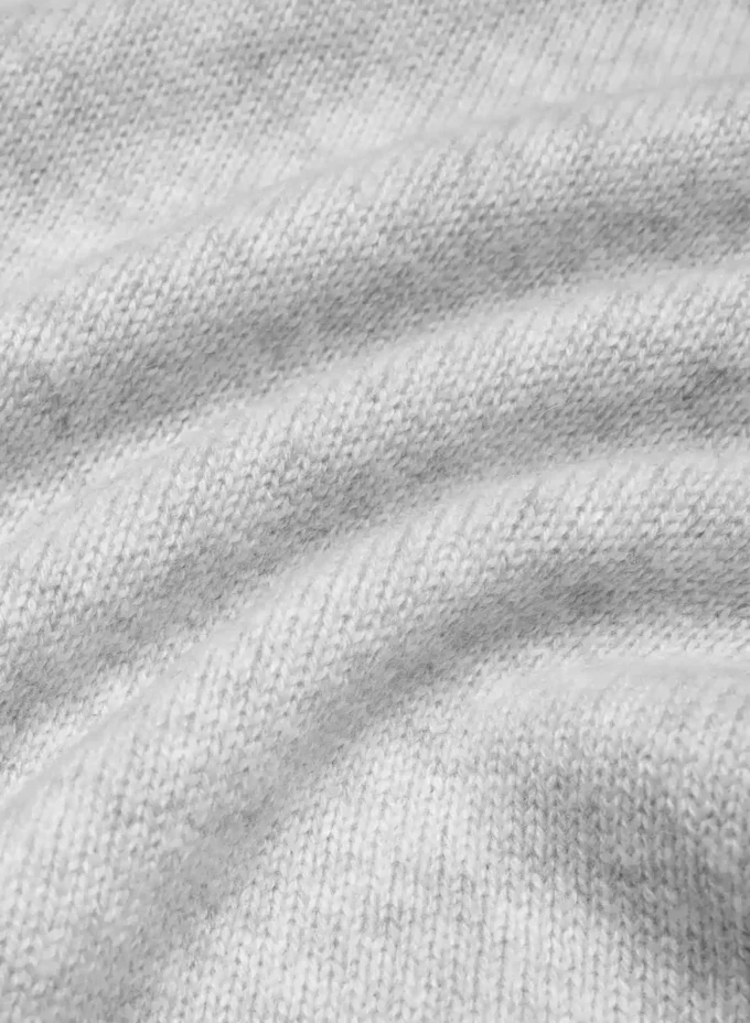 Pantalón ancho de talle alto Essential Cashmere