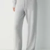 Pantalón ancho de talle alto Essential Cashmere