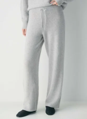 Pantalón ancho de talle alto Essential Cashmere Pantalón ancho de talle alto Essential Cashmere