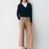 Pantalón chino holgado de talle alto y pierna ancha Pantalón chino holgado de talle alto y pierna ancha