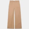 Pantalón chino holgado de talle alto y pierna ancha Pantalón chino holgado de talle alto y pierna ancha