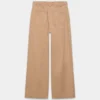 Pantalón chino holgado de talle alto y pierna ancha Pantalón chino holgado de talle alto y pierna ancha