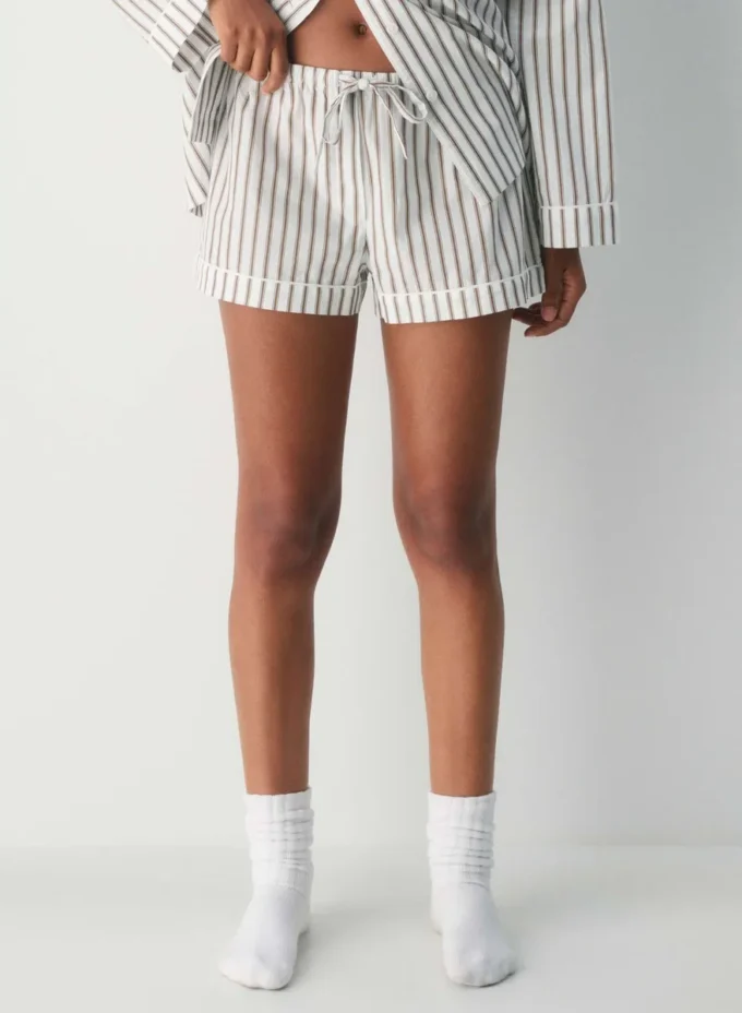 Pantalón corto de pijama Laze Poplin