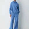 Pantalón de chándal con banda mega ancha Cozy Sweatfleece Pantalón de chándal con banda mega ancha Cozy Sweatfleece