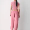 Pantalón de chándal con costuras boyfriend de Cozy Sweatfleece Pantalón de chándal con costuras boyfriend de Cozy Sweatfleece