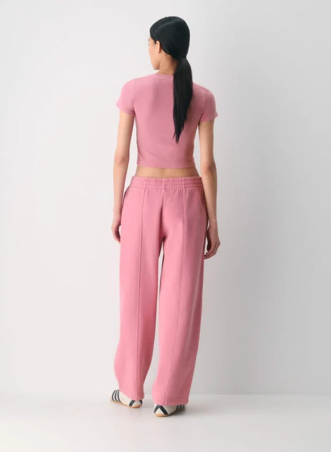 Pantalón de chándal con costuras boyfriend de Cozy Sweatfleece Pantalón de chándal con costuras boyfriend de Cozy Sweatfleece