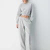 Pantalón de chándal con cremallera Mega Barrel de felpa Cozy Sweatfleece Pantalón de chándal con cremallera Mega Barrel de felpa Cozy Sweatfleece