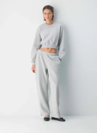 Pantalón de chándal con cremallera Mega Barrel de felpa Cozy Sweatfleece Pantalón de chándal con cremallera Mega Barrel de felpa Cozy Sweatfleece