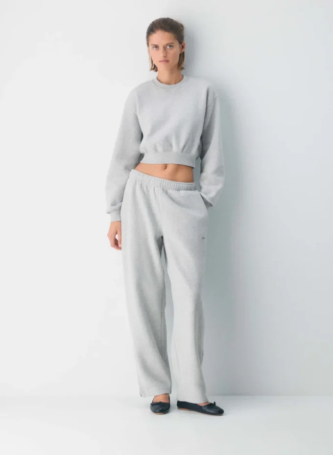 Pantalón de chándal con cremallera Mega Barrel de felpa Cozy Sweatfleece Pantalón de chándal con cremallera Mega Barrel de felpa Cozy Sweatfleece