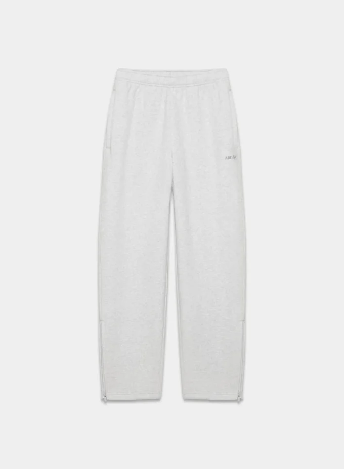 Pantalón de chándal con cremallera Mega Barrel de felpa Cozy Sweatfleece Pantalón de chándal con cremallera Mega Barrel de felpa Cozy Sweatfleece