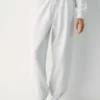 Pantalón de chándal mega holgado con doblez en el bajo Pantalón de chándal mega holgado con doblez en el bajo
