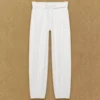 Pantalón de chándal mega holgado con doblez en el bajo Pantalón de chándal mega holgado con doblez en el bajo