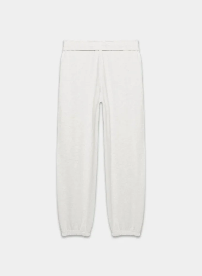 Pantalón de chándal mega holgado con doblez en el bajo Pantalón de chándal mega holgado con doblez en el bajo
