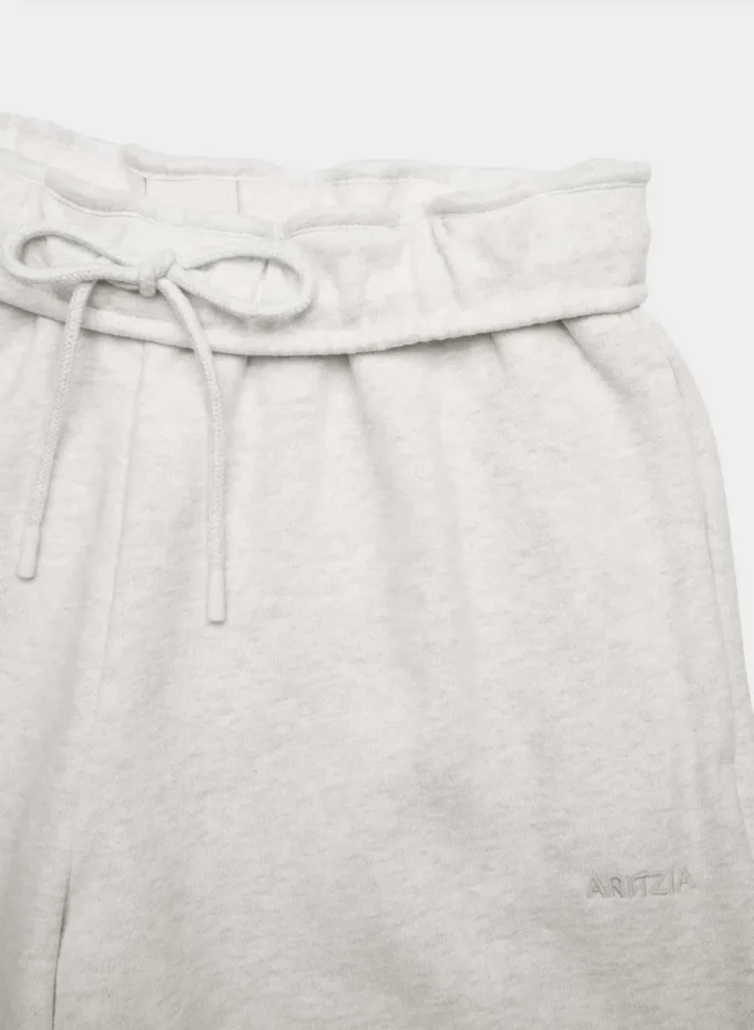 Pantalón de chándal mega holgado con doblez en el bajo Pantalón de chándal mega holgado con doblez en el bajo