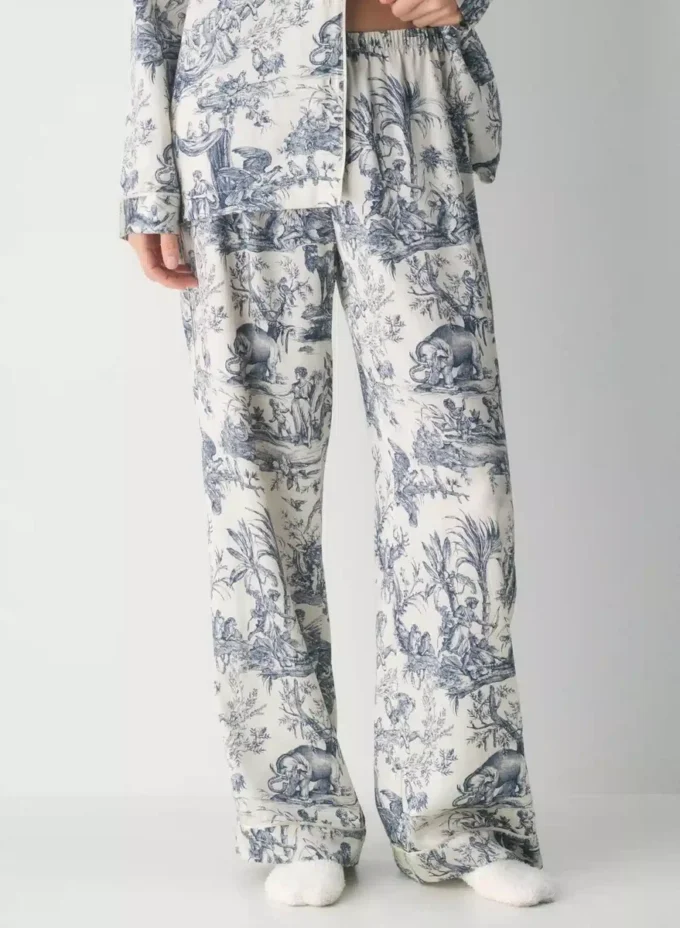 Pantalón de pijama de seda Nightside Pantalón de pijama de seda Nightside