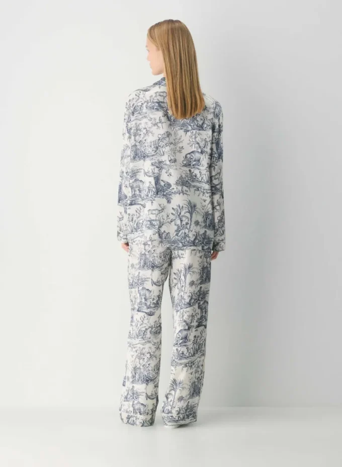 Pantalón de pijama de seda Nightside Pantalón de pijama de seda Nightside