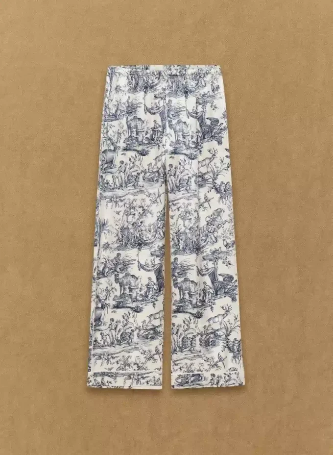 Pantalón de pijama de seda Nightside Pantalón de pijama de seda Nightside