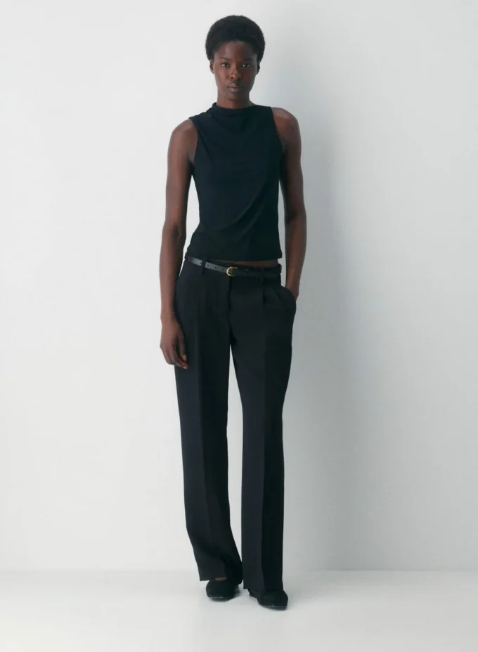 Pantalón Effortless Pant™ Curve-Fit de talle bajo – Crepette™
