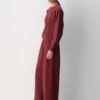 Pantalón palazzo de felpa Mega Lo-rise