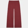 Pantalón palazzo de felpa Mega Lo-rise