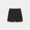 Pantalones cortos plisados hasta la mitad del muslo Pantalones cortos plisados hasta la mitad del muslo