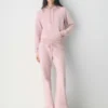 Pantalones de chándal acampanados y cómodos de felpa