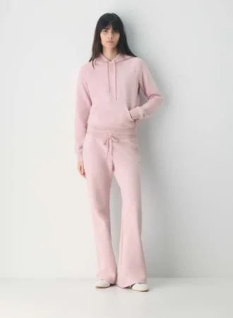 Pantalones de chándal acampanados y cómodos de felpa