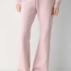 Pantalones de chándal acampanados y cómodos de felpa