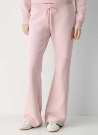 Pantalones de chándal acampanados y cómodos de felpa