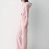 Pantalones de chándal acampanados y cómodos de felpa