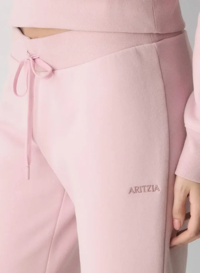 Pantalones de chándal acampanados y cómodos de felpa