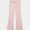 Pantalones de chándal acampanados y cómodos de felpa