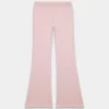 Pantalones de chándal acampanados y cómodos de felpa