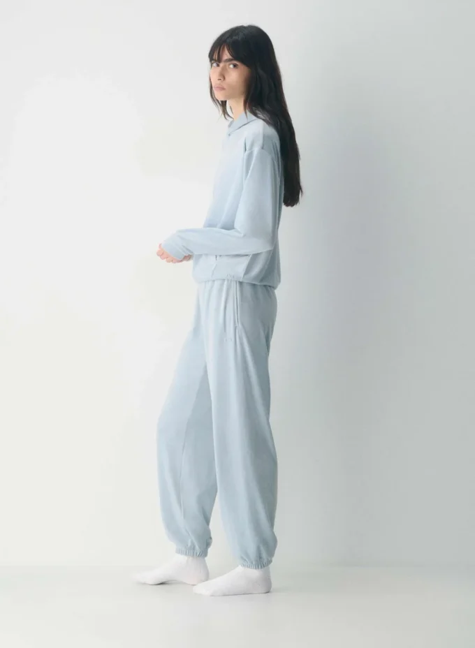 Pantalones de chándal de terciopelo Skylar