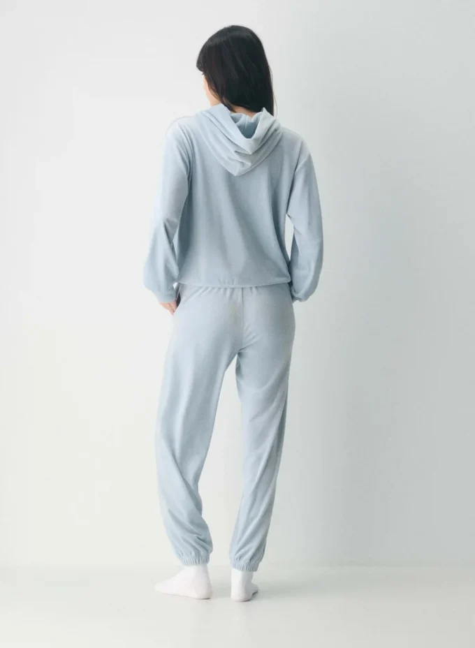 Pantalones de chándal de terciopelo Skylar