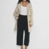 Pantalones Effortless Pant™ Curve-fit Cropped – Crepette™