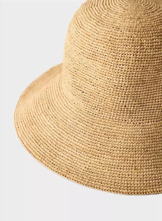 Sombrero de rafia Sunbeam con ala corta Sombrero de rafia Sunbeam con ala corta