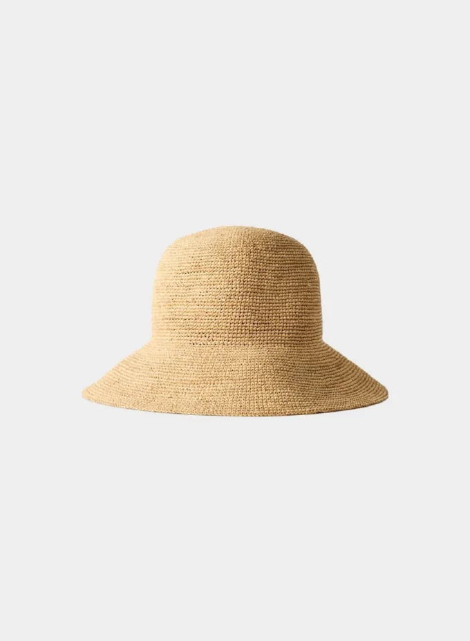 Sombrero de rafia Sunbeam con ala corta Sombrero de rafia Sunbeam con ala corta